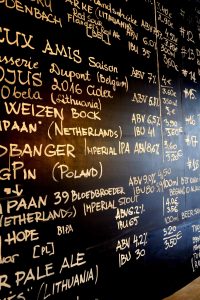 Vilnius Beer Guide Nishi Tap List